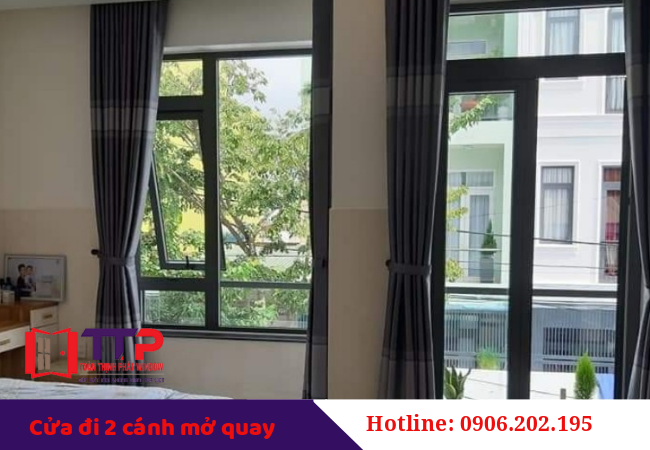 Cửa đi 2 cánh mở quay