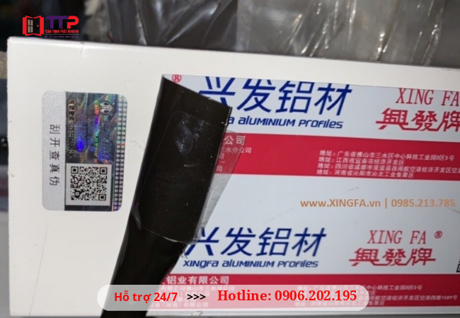 Cách nhận biết nhôm xingfa nhập khẩu 3