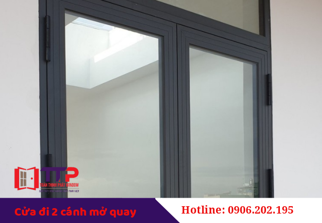 Cửa đi 2 cánh mở quay thiết kế đẹp, đa dạng phù hợp với mọi không gian lắp đặt