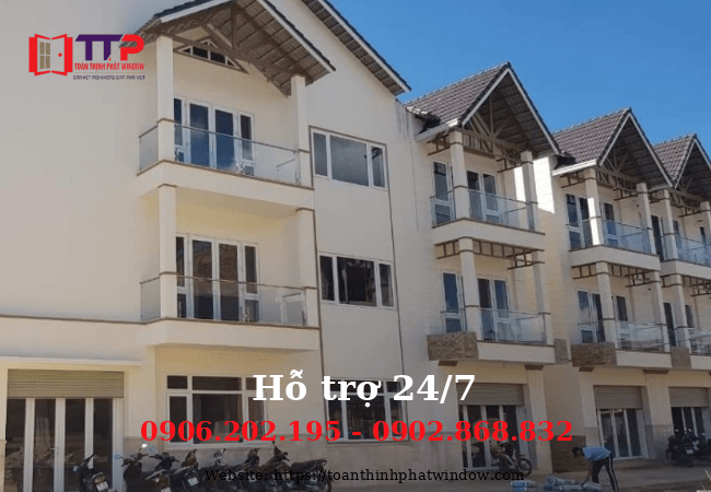 Công trình khu nhà liền kề tại khu phố chợ đức trọng Lâm Đồng