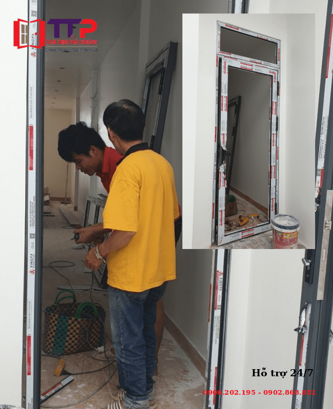 Thi công cửa nhôm kính tại TpHCM