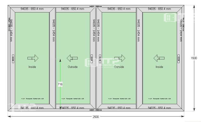 Kích thước cửa nhôm xingfa chuẩn lỗ ban