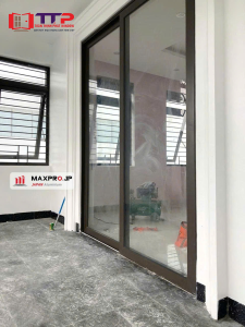 Cửa mở trượt nhôm maxpro