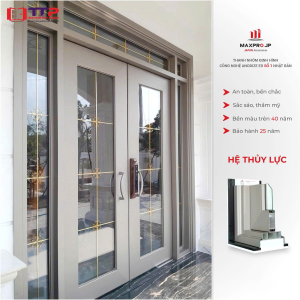 cửa thủy lực nhôm maxpro