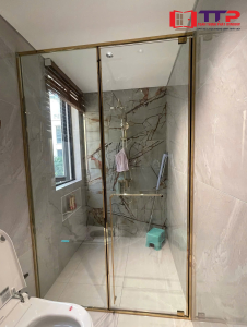 Phòng tắm kính hệ cửa slim 