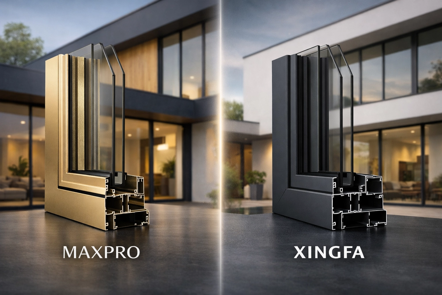 so sánh nhôm xingfa và maxpro