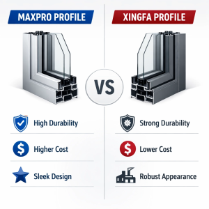 So sánh nhôm xingfa và maxpro