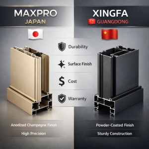 So sánh nhôm xingfa và maxpro