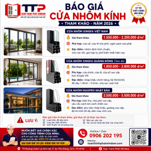 hình ảnh minh họa cửa nhôm kính